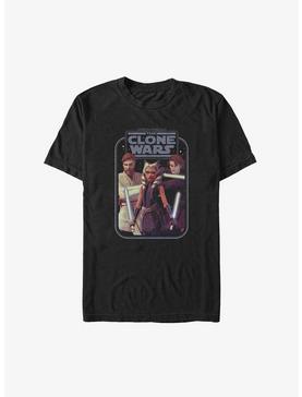 Star Wars: The Clone Wars Ahsoka Tano, Obi-Wan Kenobi, & Anakin Skywalker Big & Tall T-Shirt, , hi-res