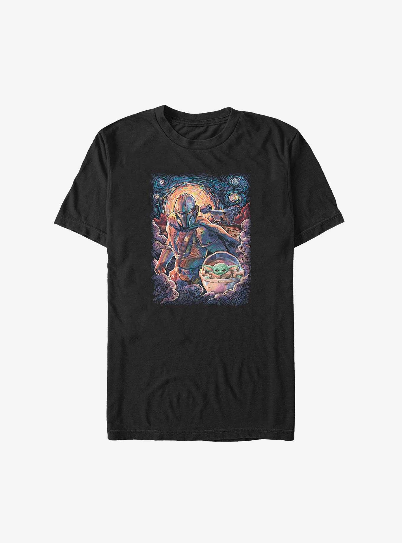 Star Wars The Mandalorian Grogu The Starry Way Big & Tall T-Shirt