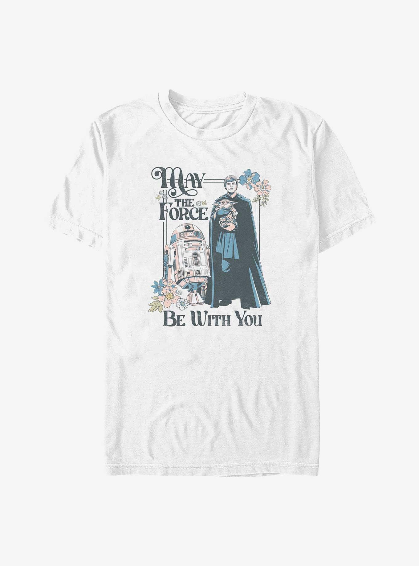 Star Wars The Mandalorian May The Force Be With You Big & Tall T-Shirt, , hi-res