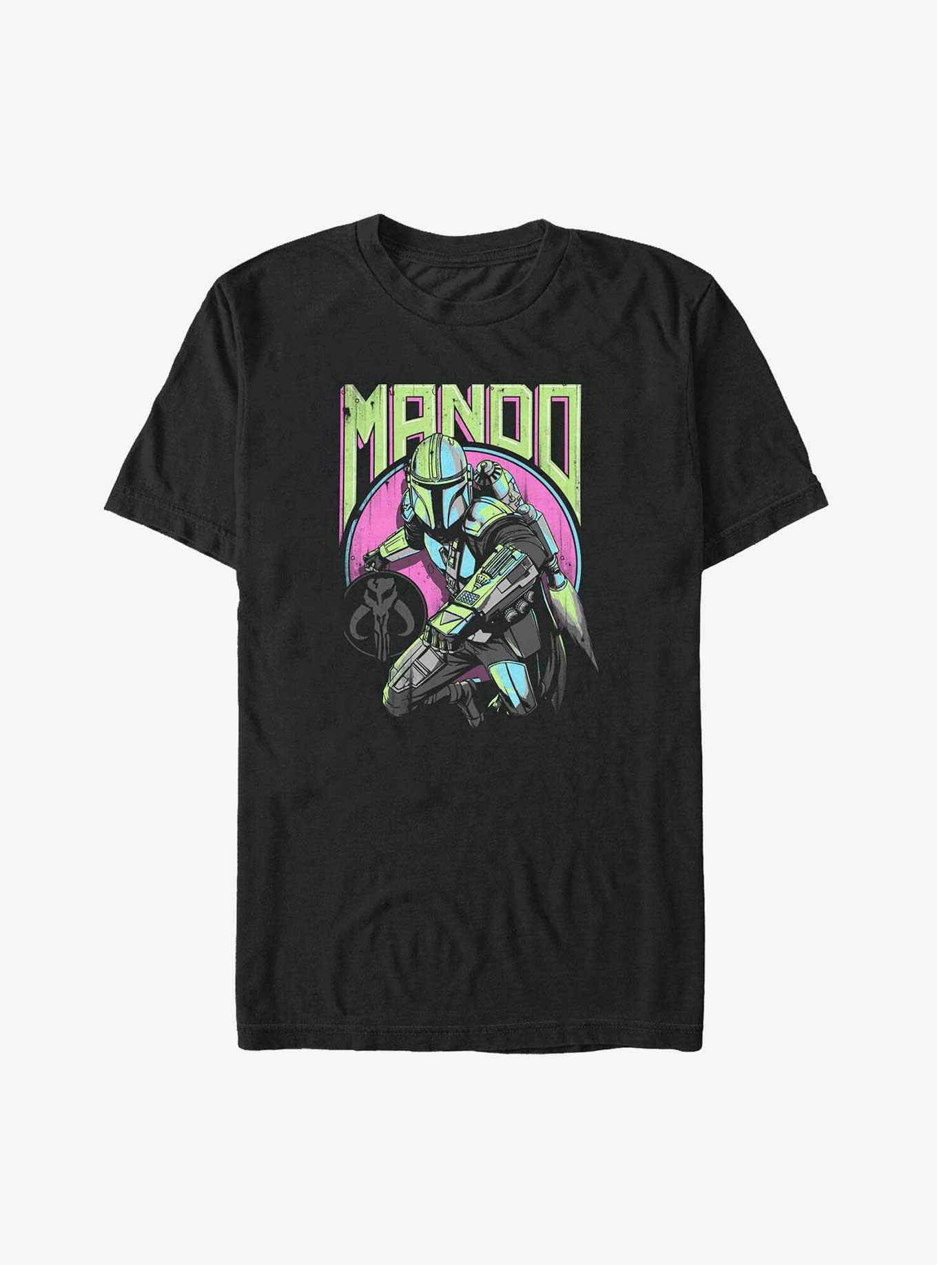 Star Wars The Mandalorian New Wave Big & Tall T-Shirt, BLACK, hi-res