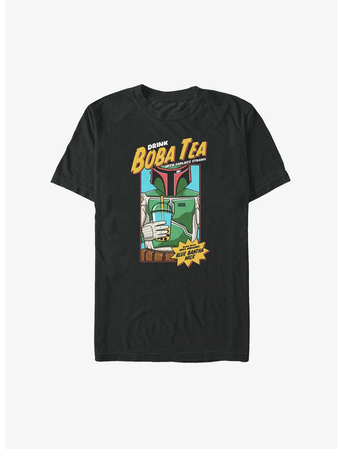 Star Wars Boba Tea Big & Tall T-Shirt, BLACK, hi-res