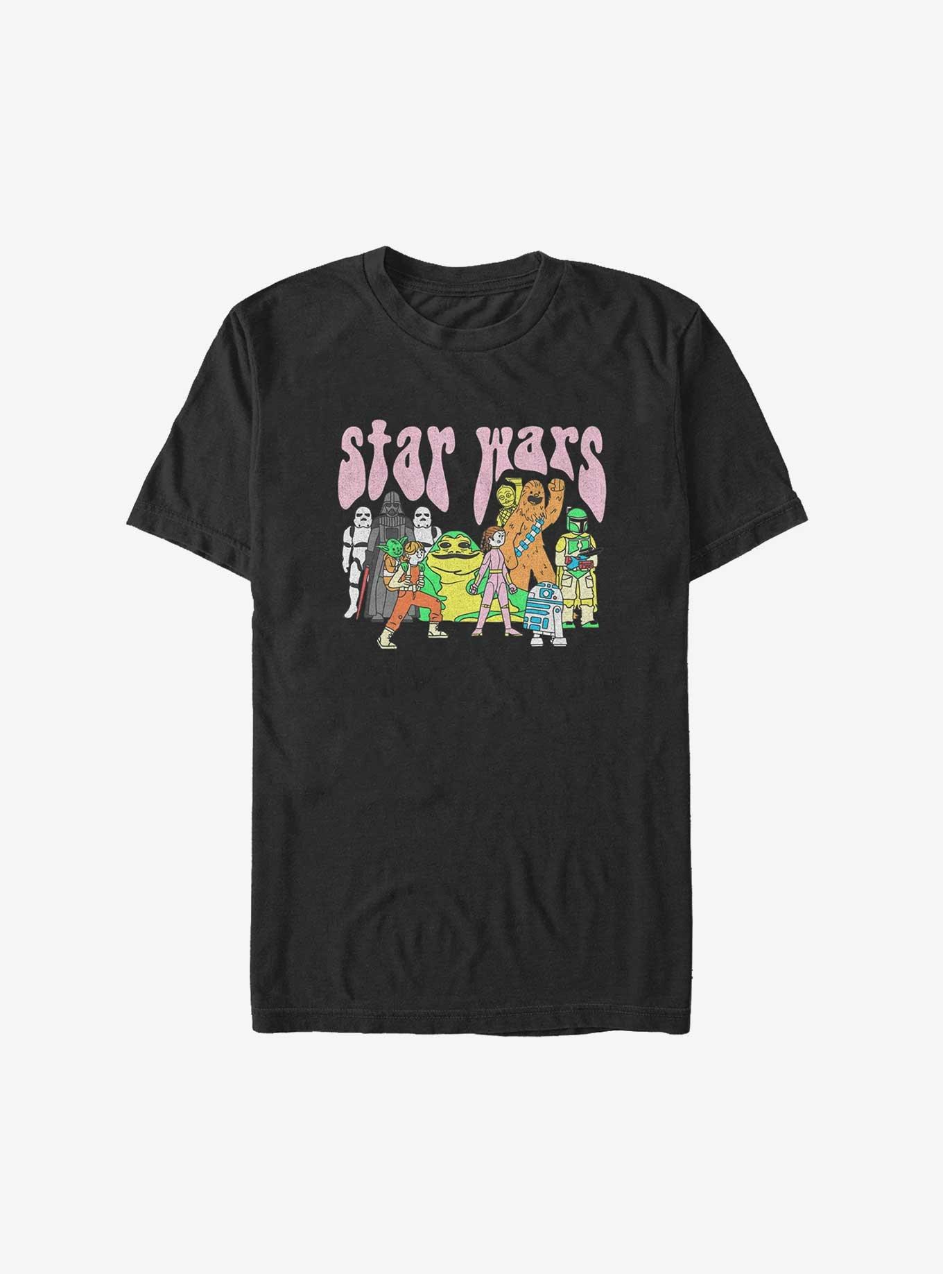 Star Wars Psychedelic Characters Big & Tall T-Shirt, , hi-res