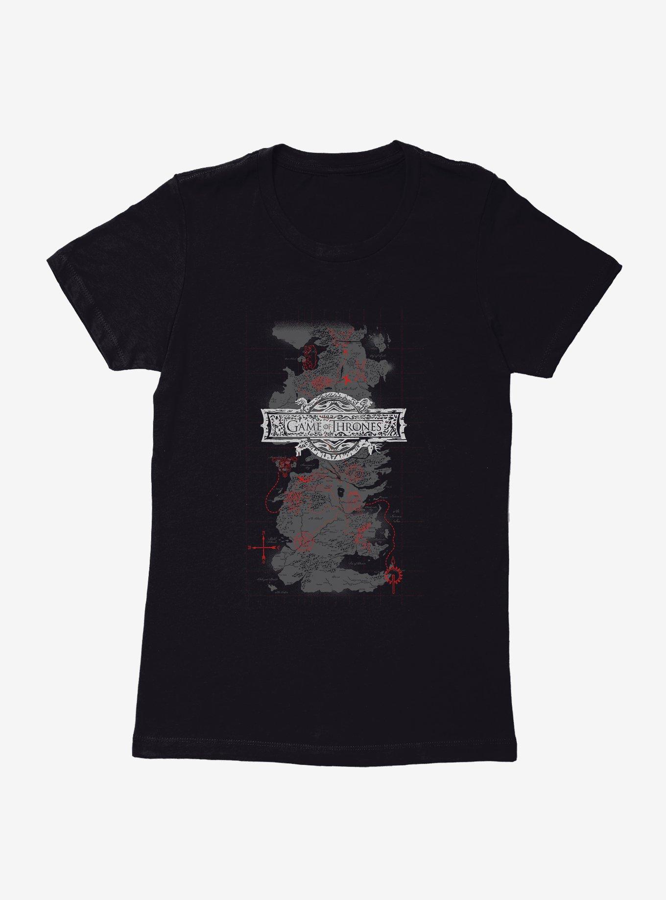 Game Of Thrones Kingdom Map Womens T-Shirt, , hi-res