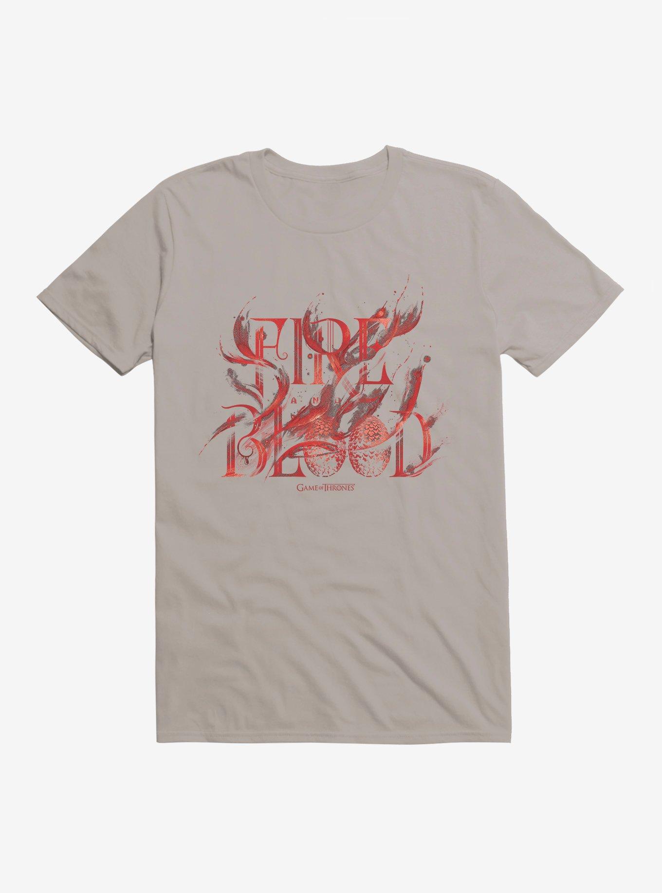 Game Of Thrones Fire And Blood Dragon Eggs T-Shirt, LIGHT GREY, hi-res