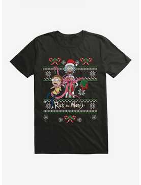 Rick And Morty Ugly Christmas T-Shirt, , hi-res
