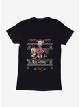 Rick And Morty Ugly Christmas Womens T-Shirt, , hi-res