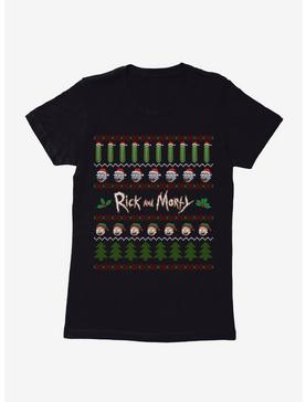 Rick And Morty Pickle Rickmas Ugly Christmas Womens T-Shirt, , hi-res