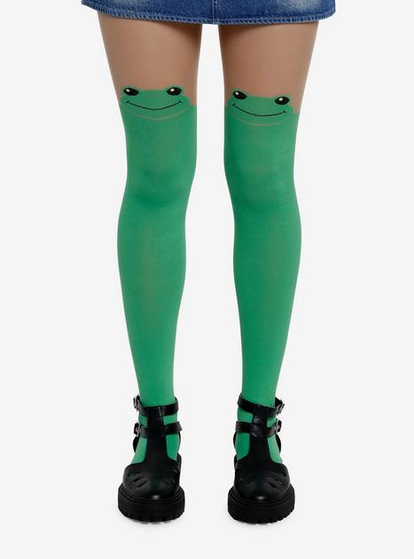Frog Peeking Tights | Hot Topic