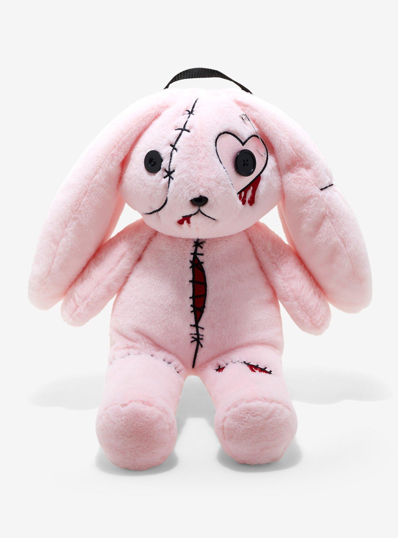 Zombie Bunny Plush Mini Backpack