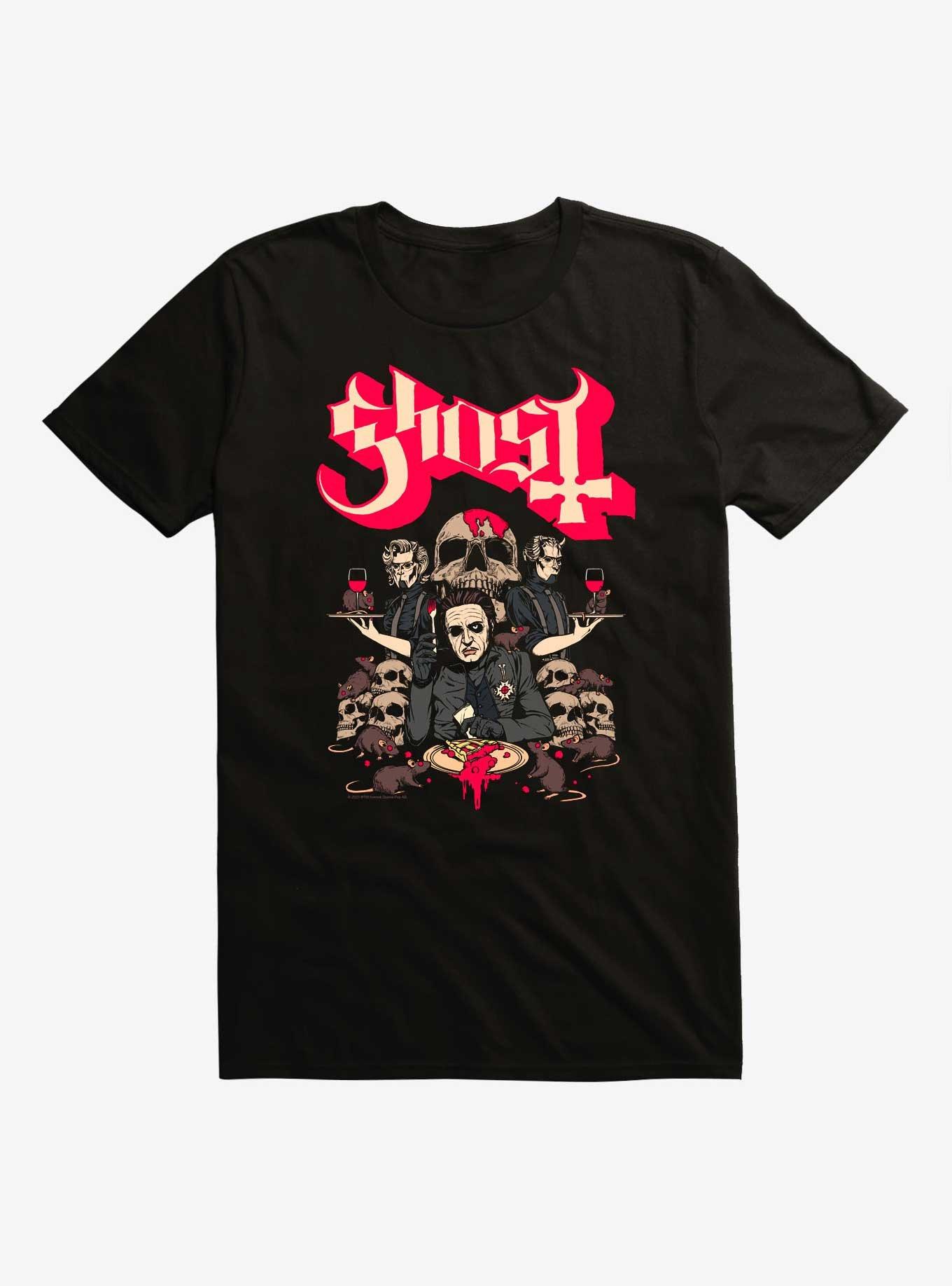 Ghost Cherry Pie Sweatshirt, BLACK, hi-res