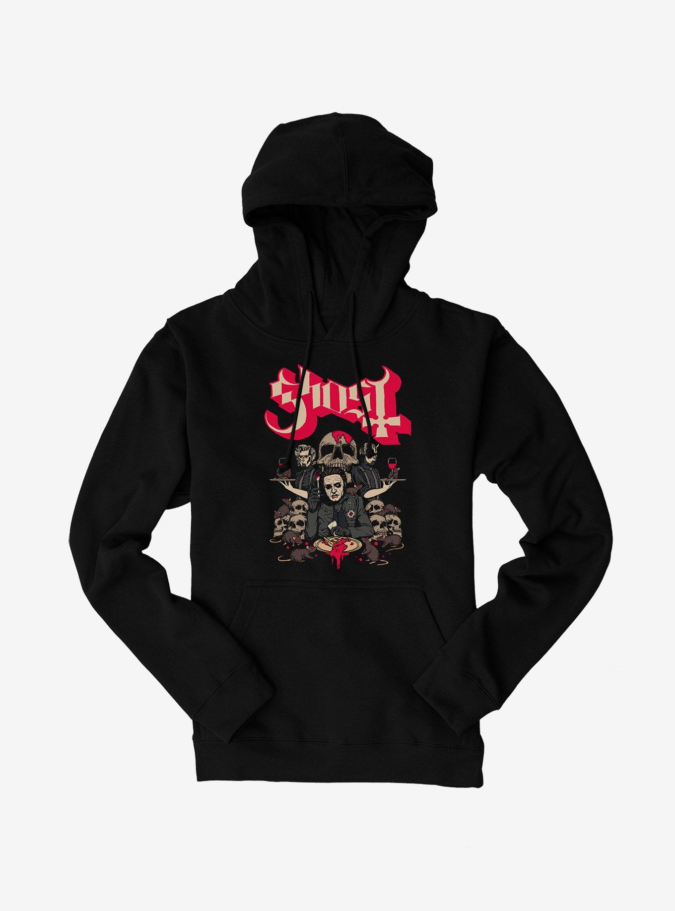 Ghost Cherry Pie Hoodie, BLACK, hi-res