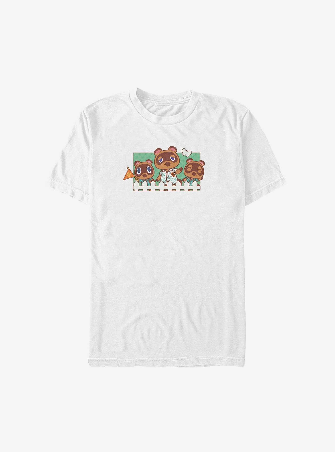 Nintendo Animal Crossing Nook Family Big & Tall T-Shirt, WHITE, hi-res