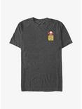 Nintendo Mario Mushroom Box Pocket Big & Tall T-Shirt, CHAR HTR, hi-res