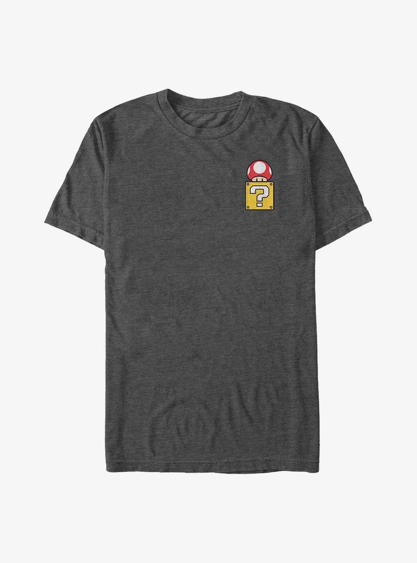 Nintendo Mario Mushroom Box Pocket Big & Tall T-Shirt, , hi-res