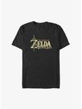 Nintendo The Legend of Zelda: Breath of the Wild Logo Big & Tall T-Shirt, BLACK, hi-res