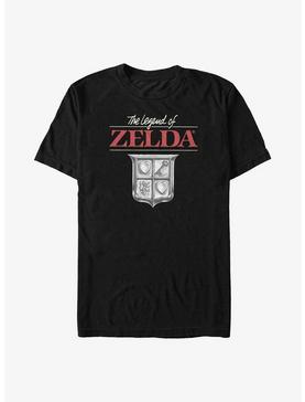 Nintendo The Legend of Zelda Heart Pieces Shield Big & Tall T-Shirt, , hi-res