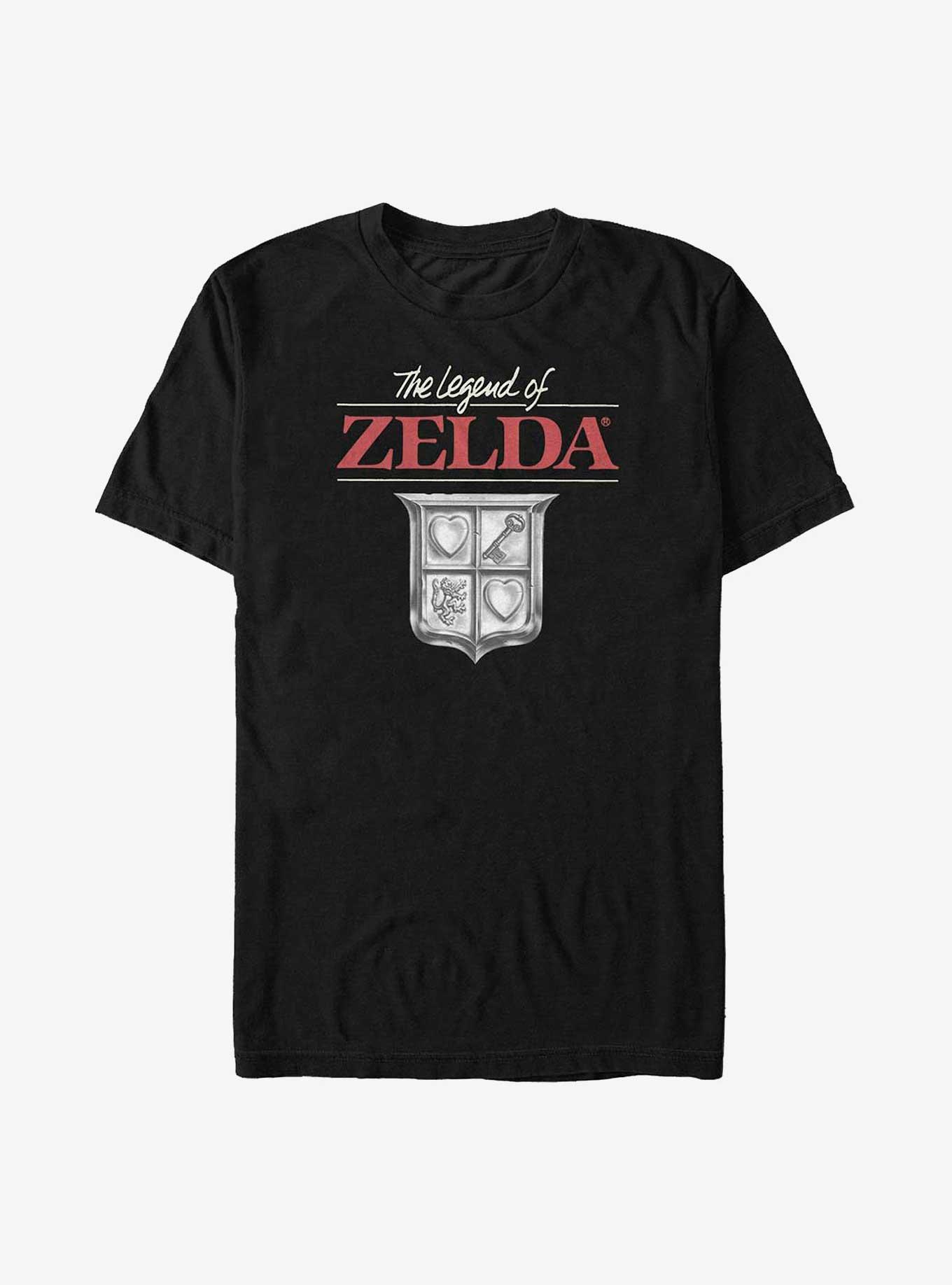 Nintendo The Legend of Zelda Heart Pieces Shield Big & Tall T-Shirt, , hi-res