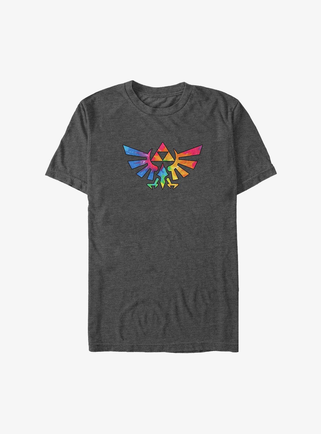 Nintendo The Legend of Zelda Tie-Dye Hyrule Crest Big & Tall T-Shirt, , hi-res