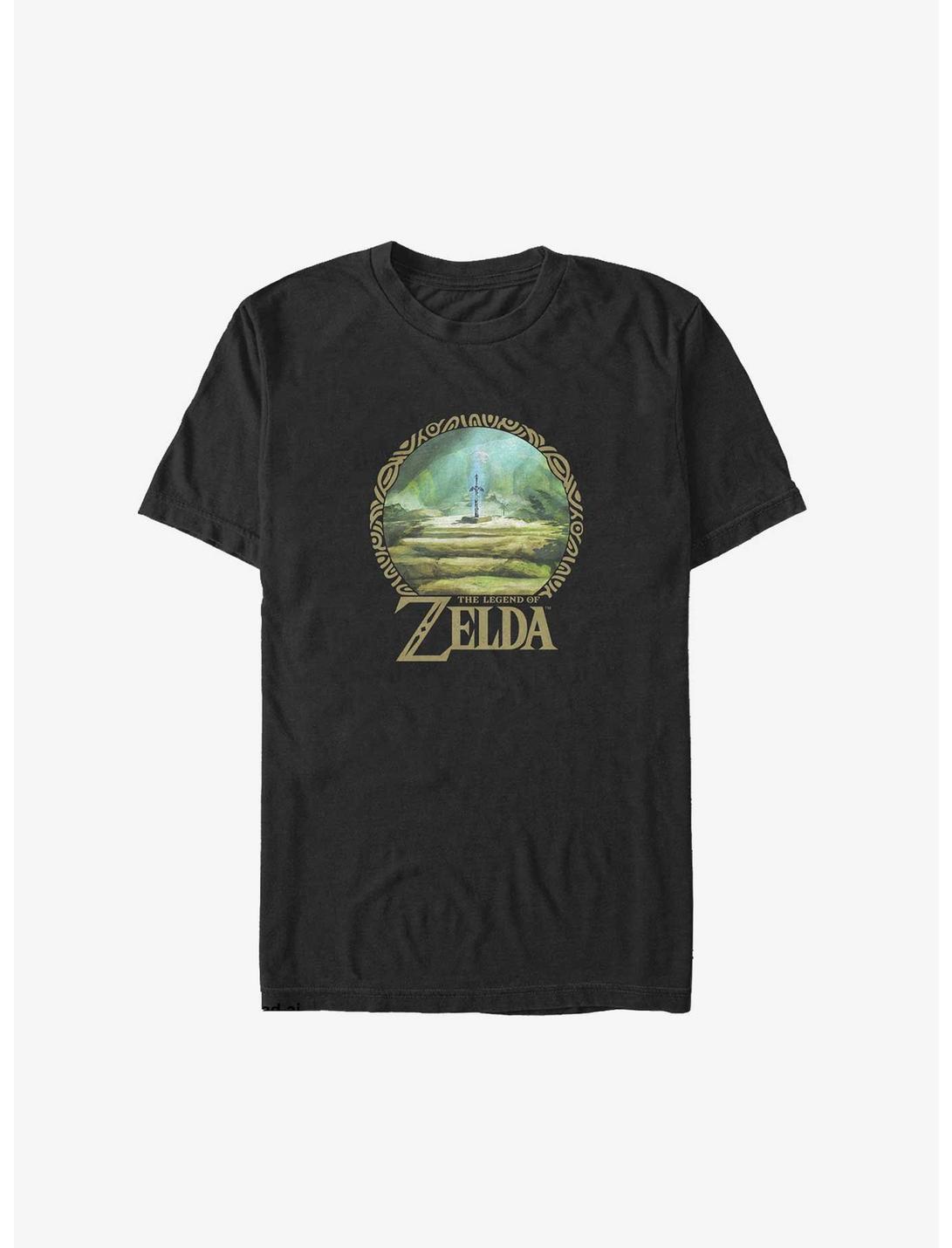 Nintendo The Legend of Zelda Korok Forest Big & Tall T-Shirt, BLACK, hi-res
