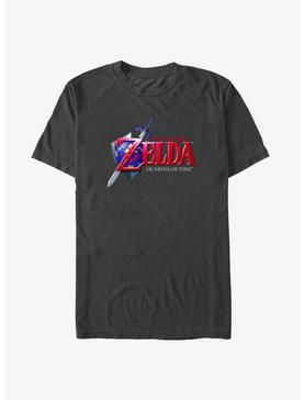 Nintendo The Legend of Zelda Ocarina Logo Big & Tall T-Shirt, , hi-res