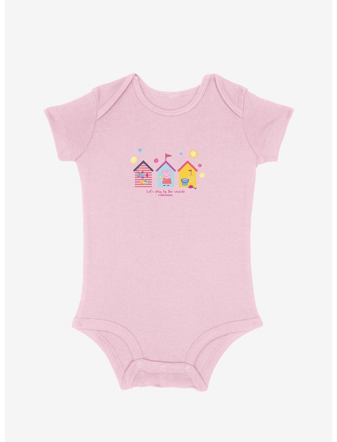 Peppa Pig Let's Play By The Seaside Infant Bodysuit, SOFT PINK, hi-res