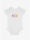 Peppa Pig Let's Play By The Seaside Infant Bodysuit, WHITE, hi-res