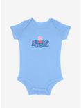 Peppa Pig Portrait Logo Infant Bodysuit, SKY BLUE, hi-res
