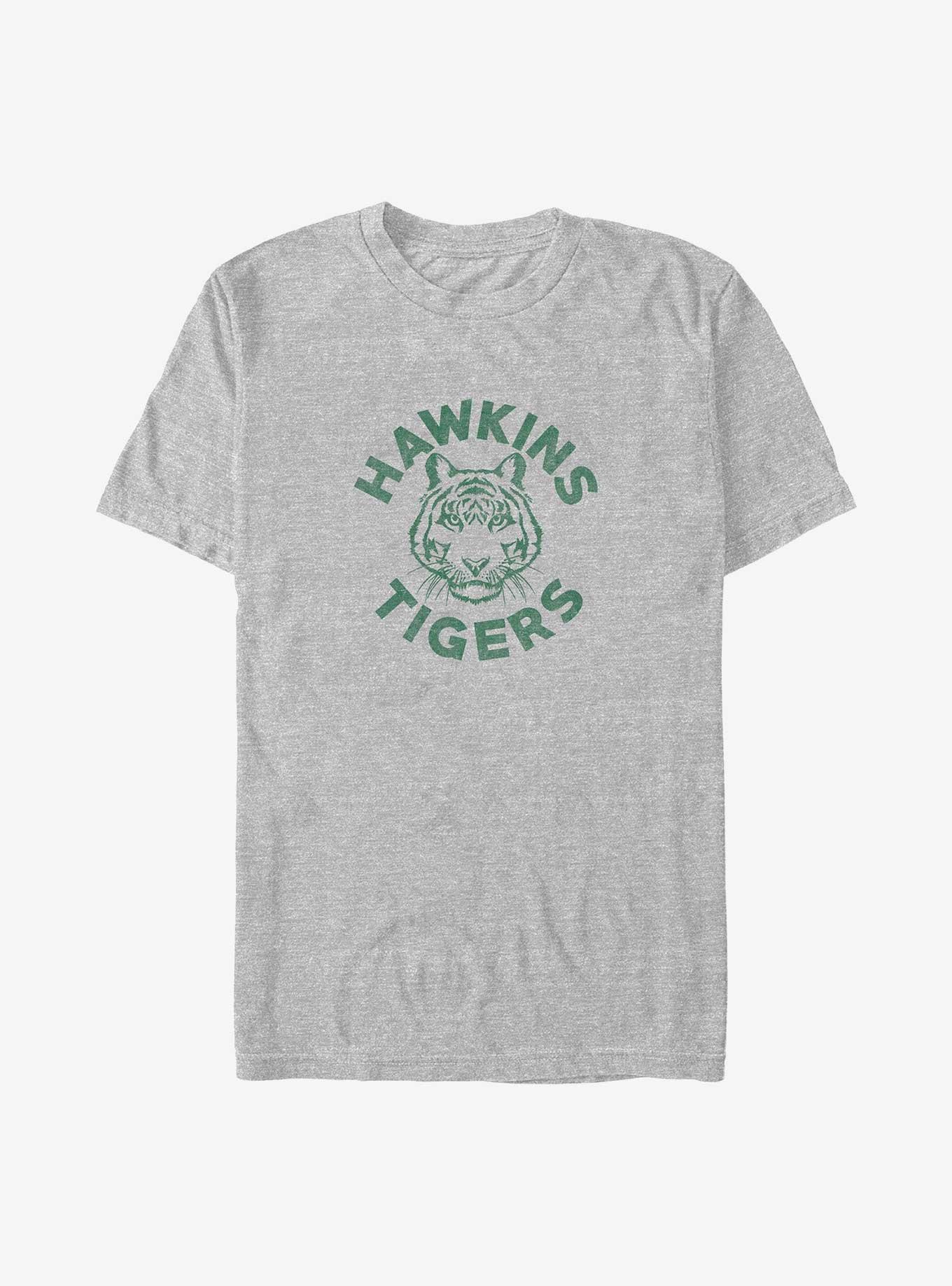 Stranger Things Hawkins Tigers Logo Big & Tall T-Shirt, , hi-res