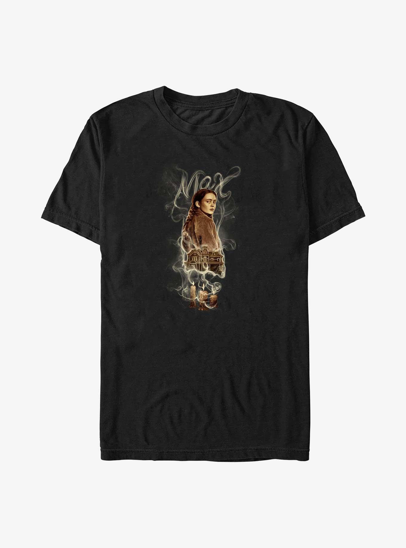 Stranger Things Max In Smoke Big & Tall T-Shirt, BLACK, hi-res