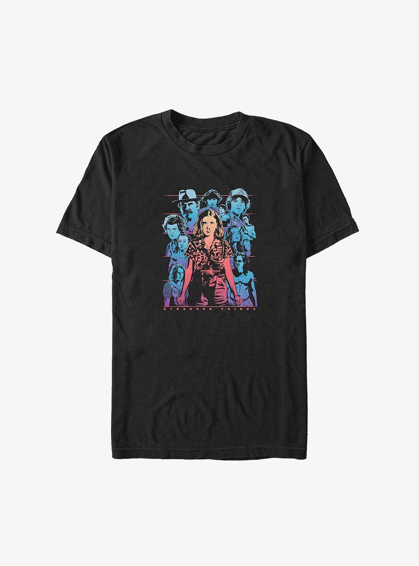 Stranger Things Populous Gaze Big & Tall T-Shirt, BLACK, hi-res