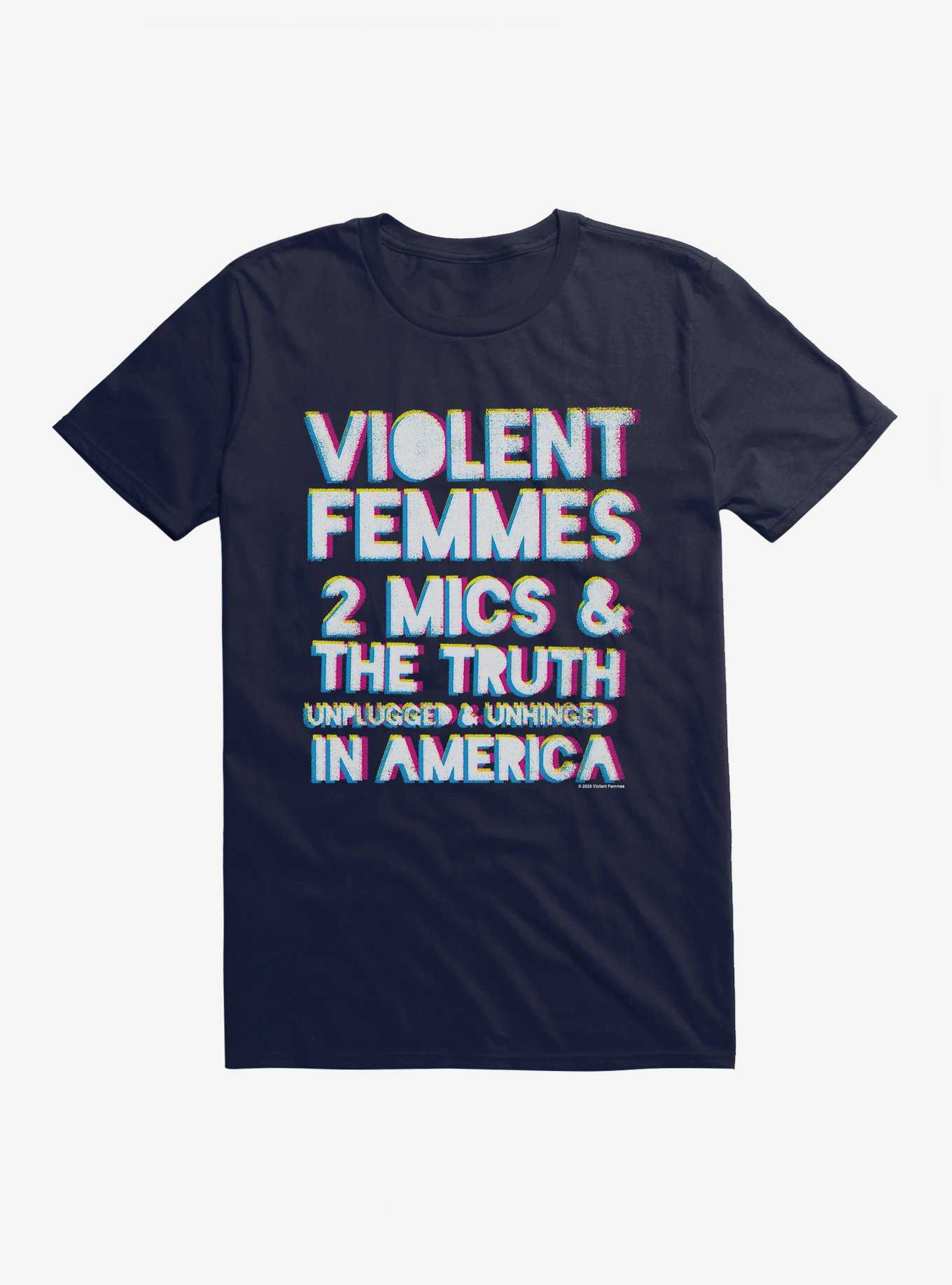 Violent Femmes 2 Mics And The Truth T-Shirt, , hi-res
