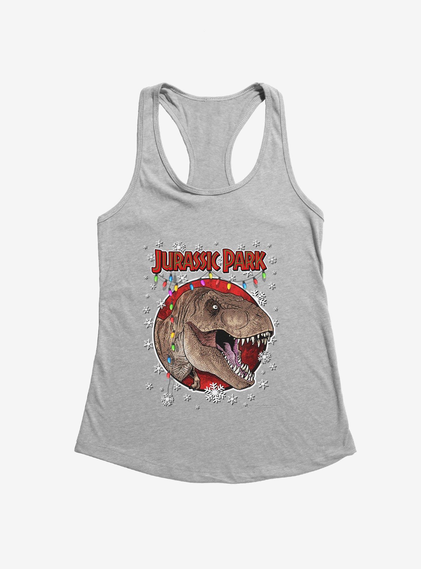 Jurassic Park Christmas Holiday T-Rex Girls Tank, , hi-res