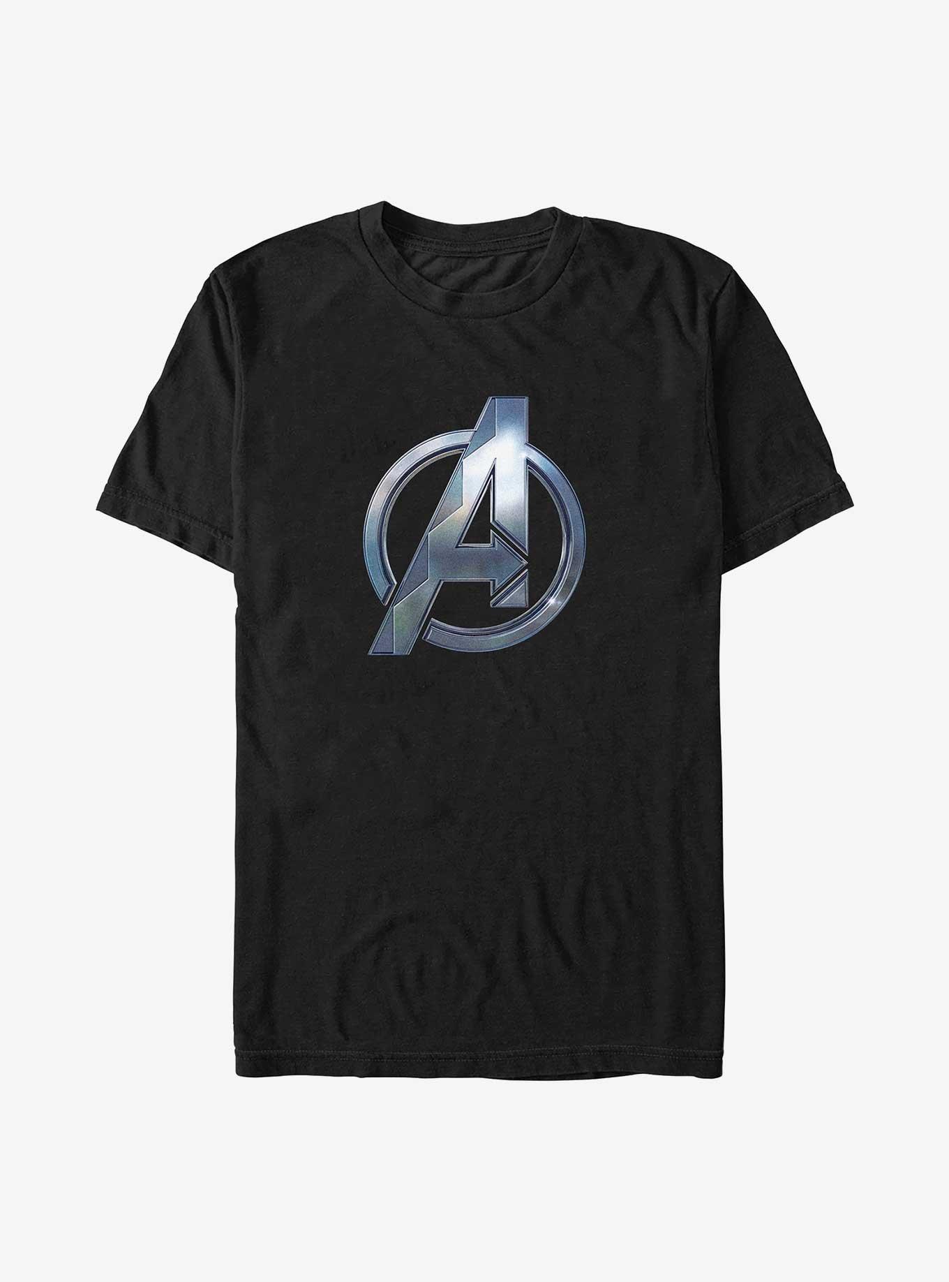 Marvel Black Panther: Wakanda Forever Avengers Symbol Big & Tall T-Shirt, BLACK, hi-res