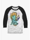 Marvel Guardians Of The Galaxy 90s Groots Raglan, WHTBLK, hi-res