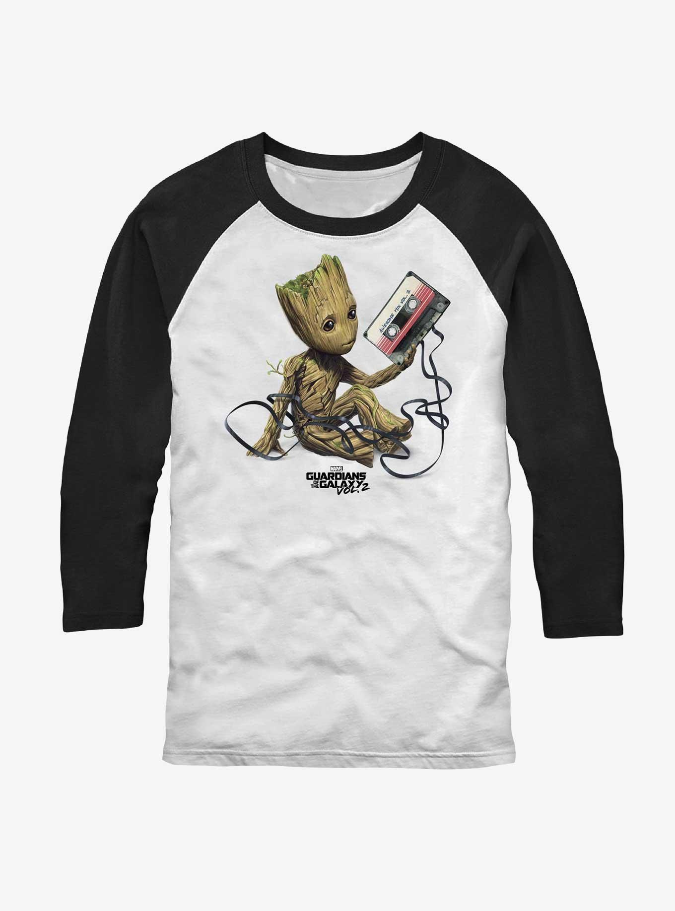 Marvel Guardians Of The Galaxy Groot Tape Raglan, , hi-res