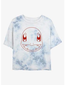 Pokemon Charmander Outline Tie-Dye Girls Crop T-Shirt, , hi-res