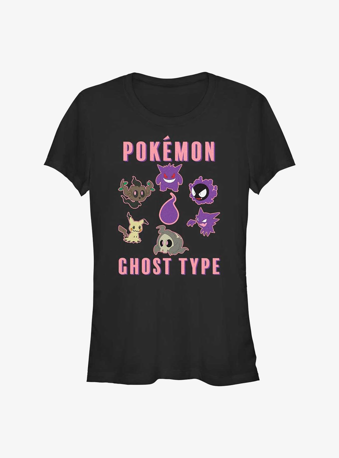 Pokemon Ghost Type Girls T-Shirt, BLACK, hi-res