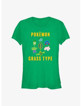 Pokemon Grass Type Girls T-Shirt, , hi-res