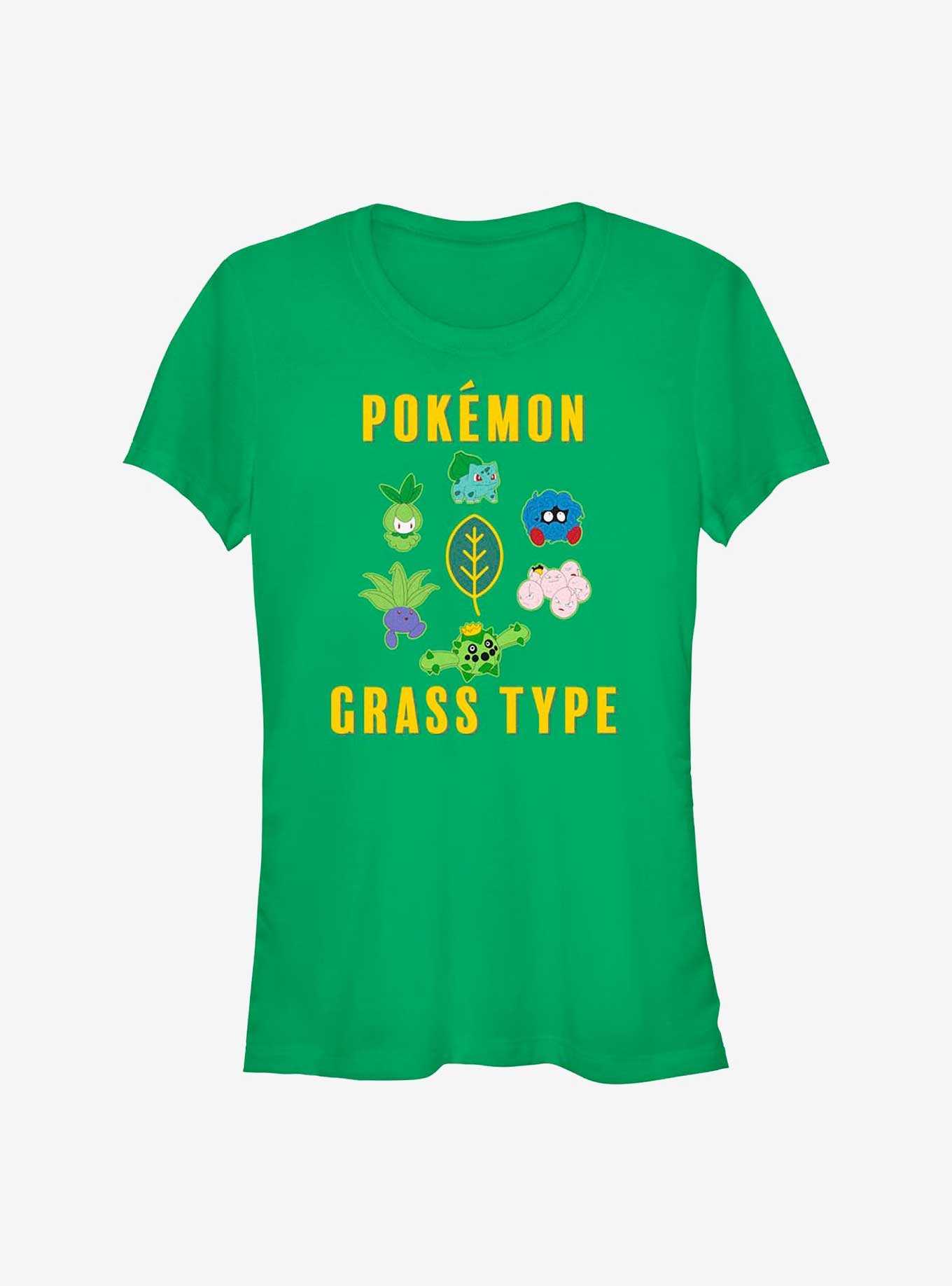 Pokemon Grass Type Girls T-Shirt, , hi-res