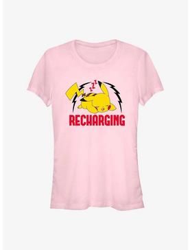 Pokemon Sleepy Pikachu Recharging Girls T-Shirt, , hi-res