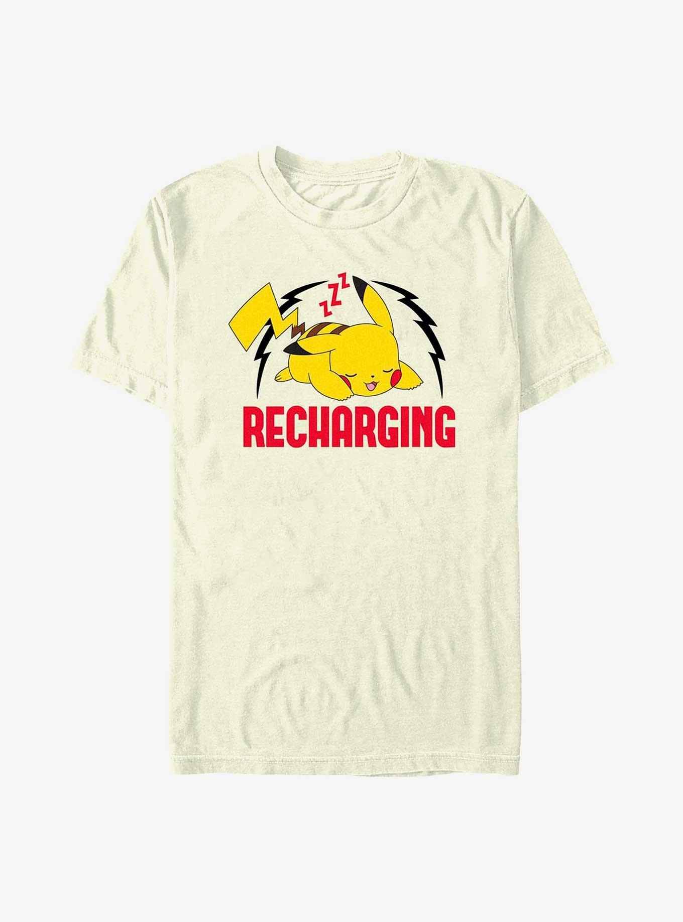 Pokemon Sleepy Pikachu Recharging T-Shirt, , hi-res