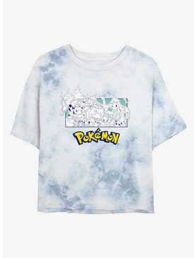 Pokemon The Classics Tie-Dye Girls Crop T-Shirt, , hi-res