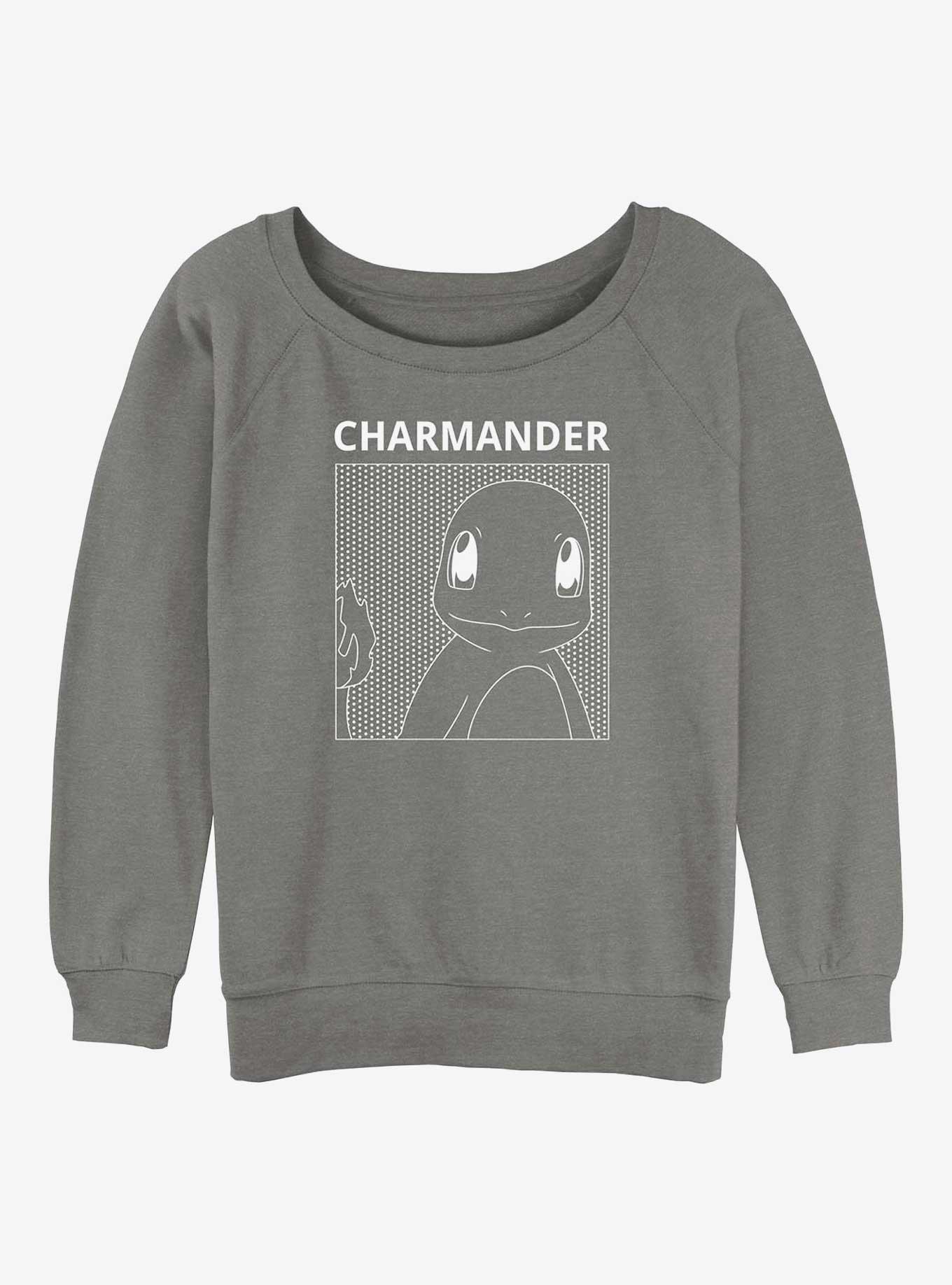 Pokemon Charmander Girls Slouchy Sweatshirt