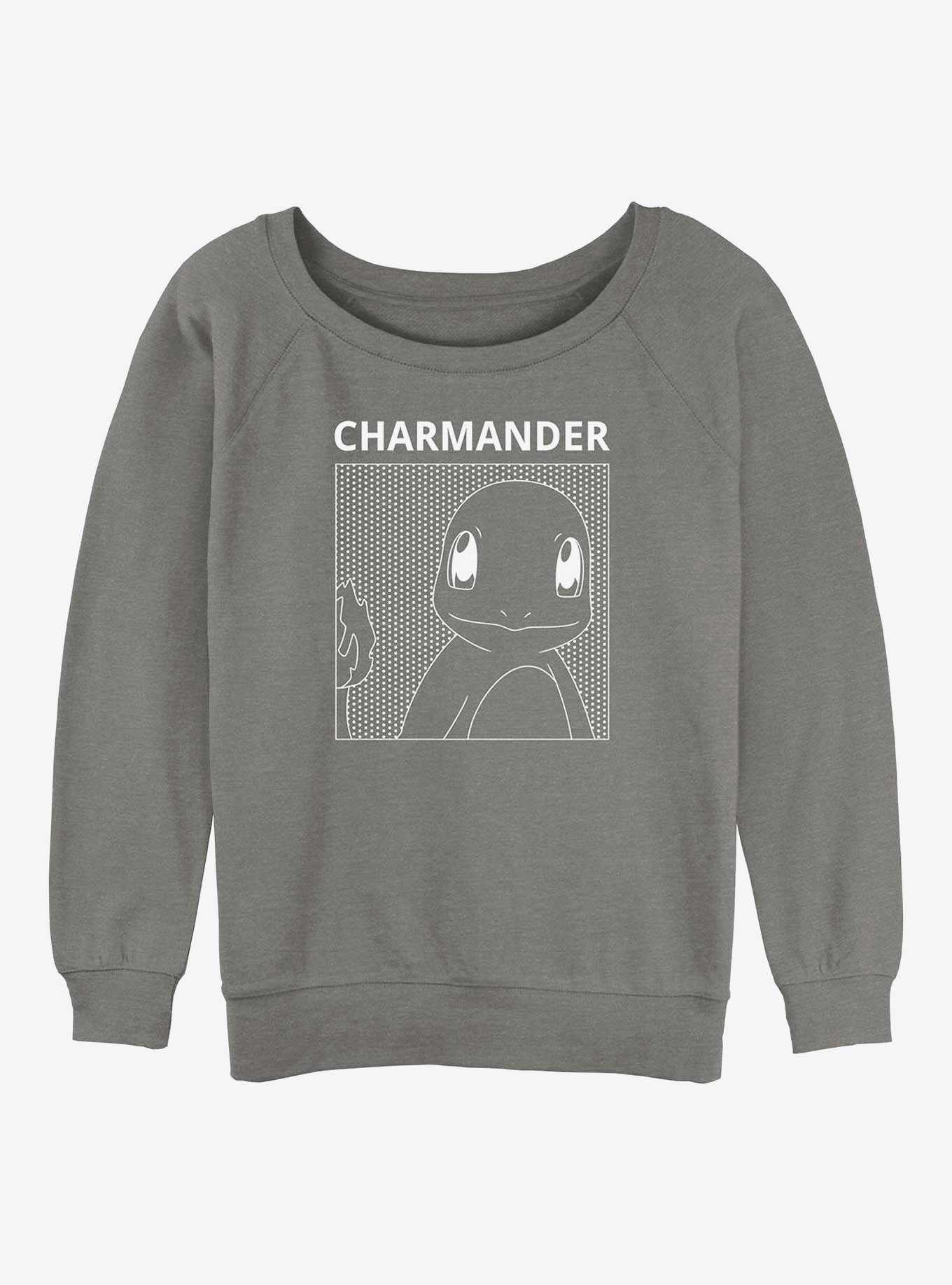 Pokemon Charmander Girls Slouchy Sweatshirt, , hi-res