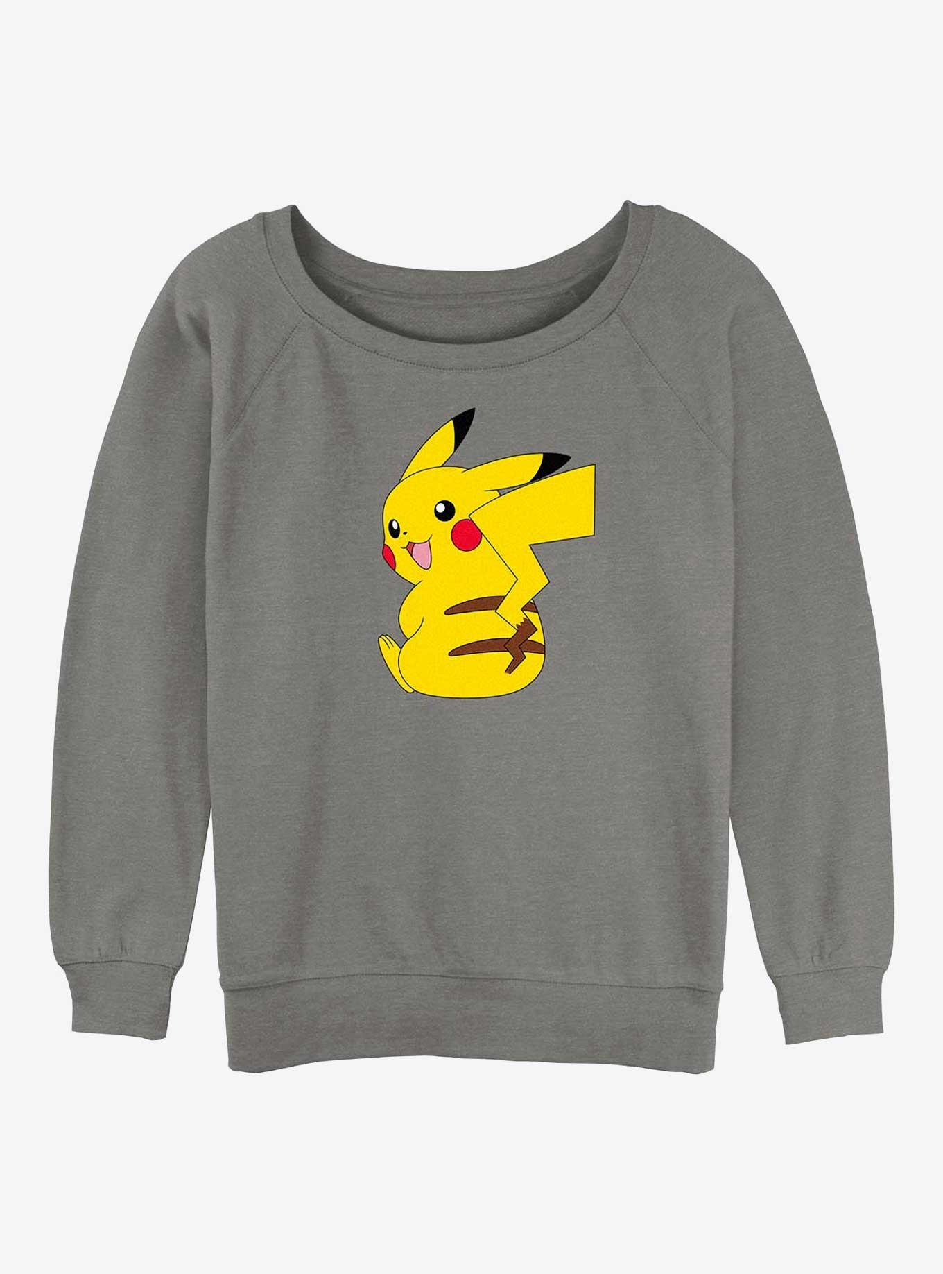 Pokemon Cheeky Pikachu Girls Slouchy Sweatshirt