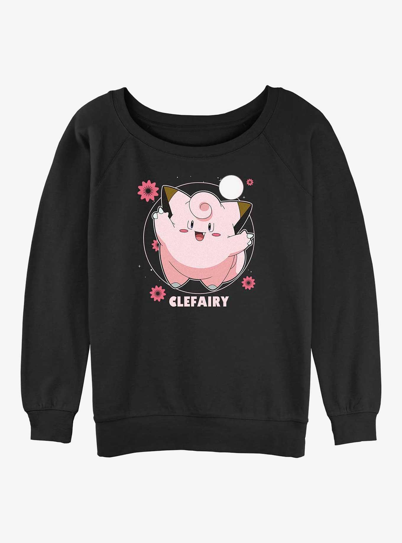Pokemon Clefairy Fairy Dance Girls Slouchy Sweatshirt, , hi-res