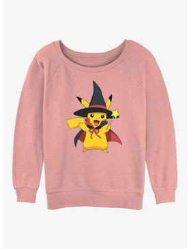 Pokemon Wizard Pikachu Girls Slouchy Sweatshirt, , hi-res