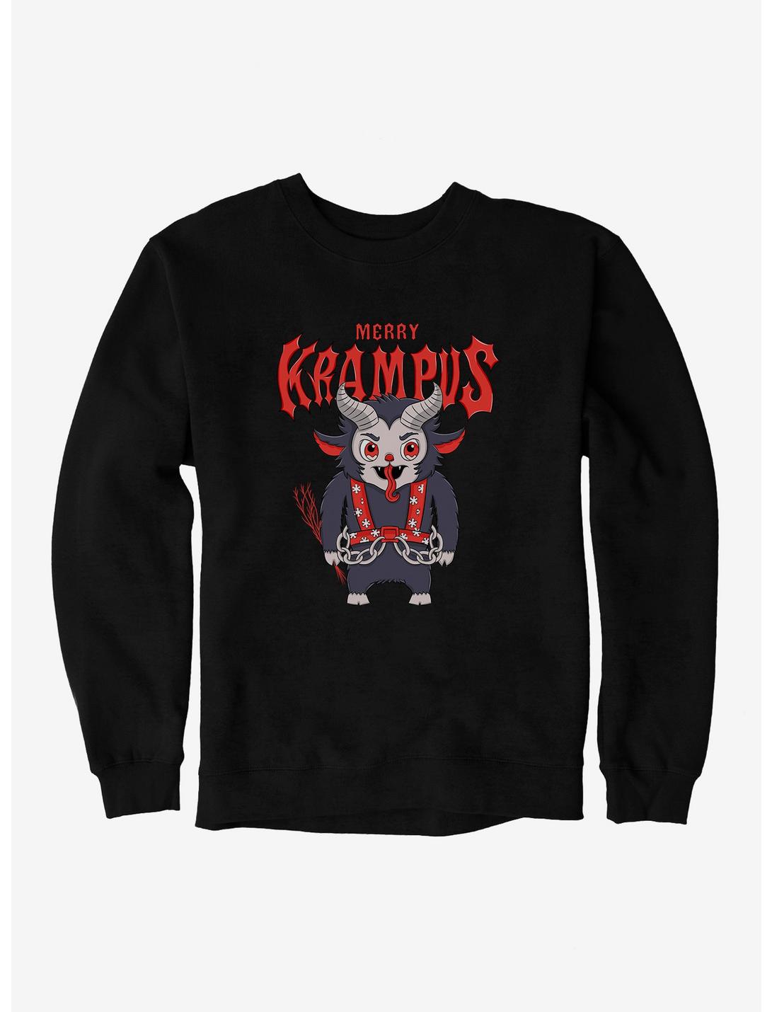 Krampus Christmas Merry Krampus Sweatshirt, , hi-res