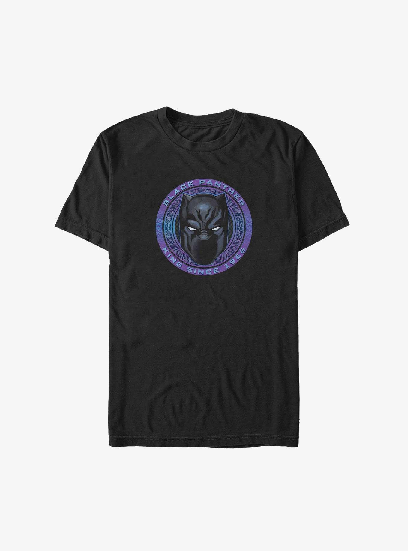 Marvel Black Panther King Badge Big & Tall T-Shirt, BLACK, hi-res