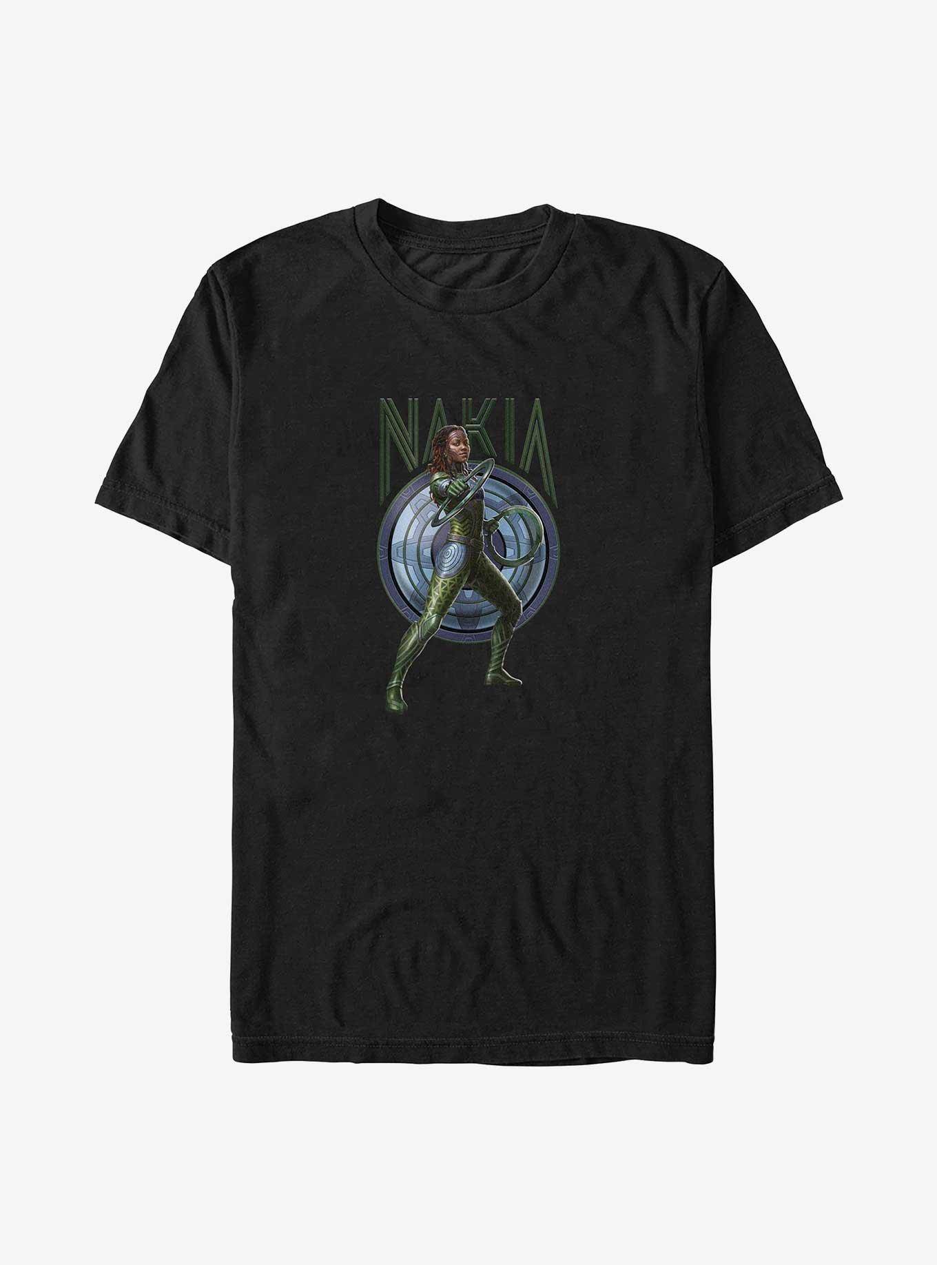 Marvel Black Panther: Wakanda Forever Nakia Shield Big & Tall T-Shirt, BLACK, hi-res